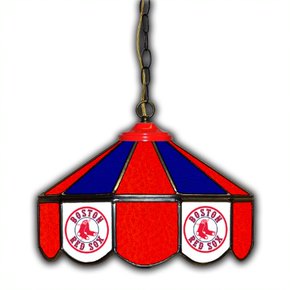 Boston Red Sox 14-in. Stained Glass Pub Light