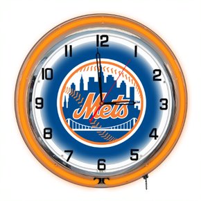 New York Mets 18" Neon Clock