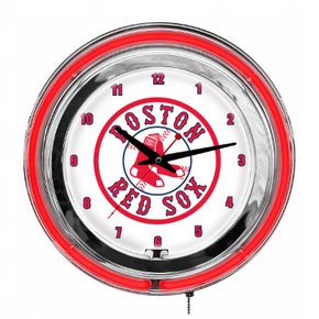 Boston Red Sox 14" Neon Clock
