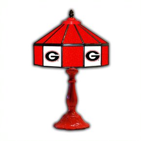 Georgia Bulldogs 21' Stained Glass Table Lamp