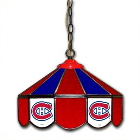 Montreal Canadiens 14-in. Stained Glass Pub Light
