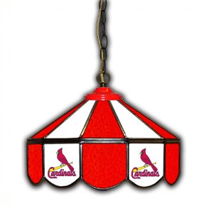 St. Louis Cardinals 14-in. Stained Glass Pub Light
