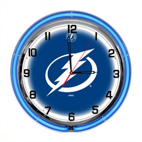 Tampa Bay Lightning 18" Neon Clock