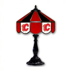 Calgary Flames 21' Stained Glass Table Lamp