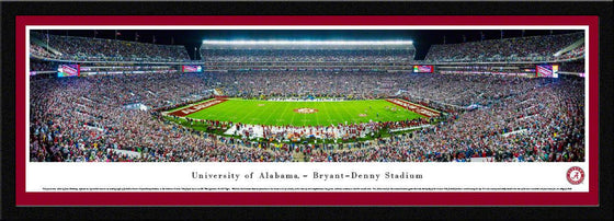 Alabama Football - 50 Yard Line - Select Frame - 757 Sports Collectibles