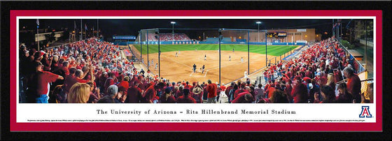 Arizona - Rita Hillenbrand Memorial Stadium - Select Frame - 757 Sports Collectibles