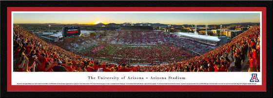 Arizona Football - Stripe - Select Frame - 757 Sports Collectibles