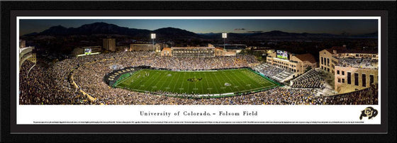 Colorado Buffaloes Football - 50 Yard Line - Select Frame - 757 Sports Collectibles