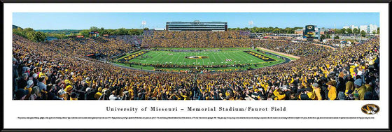 Missouri Tigers Football - 50 Yard Line Day - Standard Frame - 757 Sports Collectibles