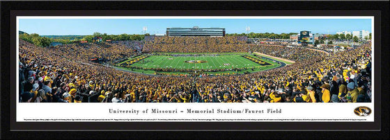 Missouri Tigers Football - 50 Yard Line Day - Select Frame - 757 Sports Collectibles