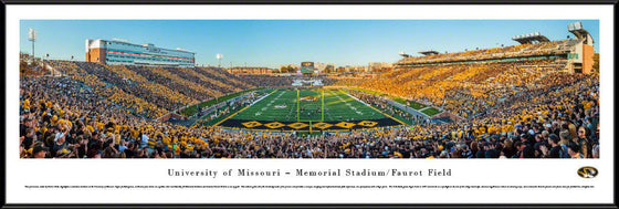 Missouri Tigers Football - End Zone - Standard Frame - 757 Sports Collectibles