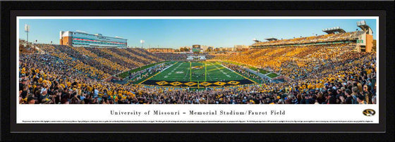 Missouri Tigers Football - End Zone - Select Frame - 757 Sports Collectibles
