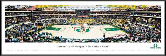 Oregon Basketball - Mac Court - Standard Frame - 757 Sports Collectibles