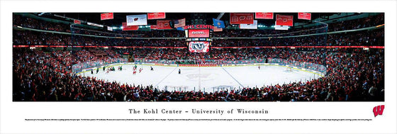 Wisconsin Badger Hockey - Unframed - 757 Sports Collectibles