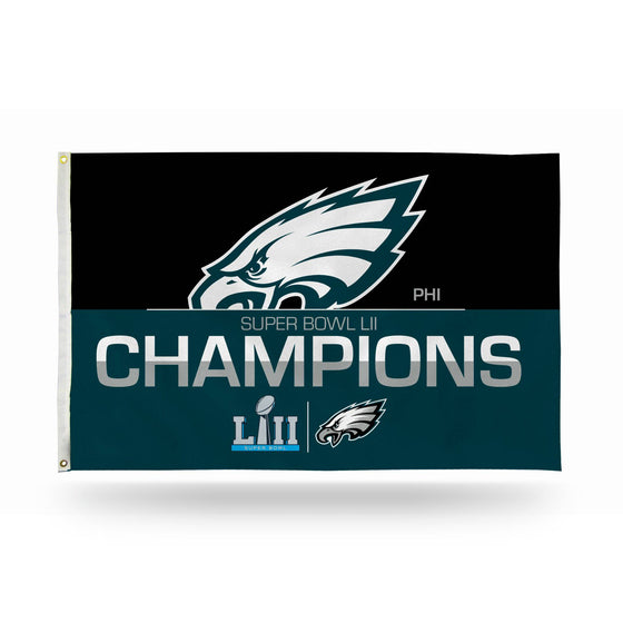 Philadelphia Eagles 2018 Super Bowl LII (52) Champions Banner Flag - 757 Sports Collectibles