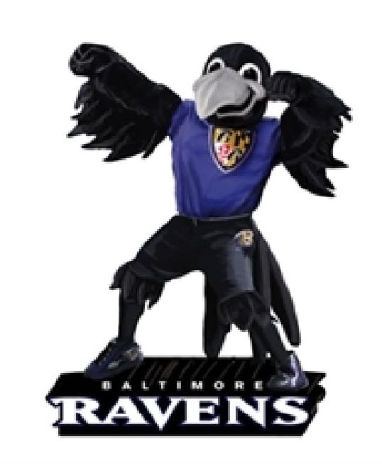 Preorder - NFL Baltimore Ravens 12" Mascot Statue - Ships in August