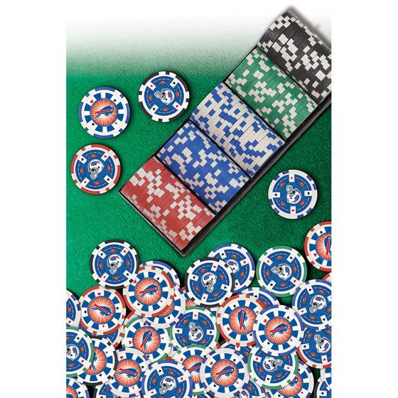 Buffalo Bills 100 Piece NFL Poker Chips