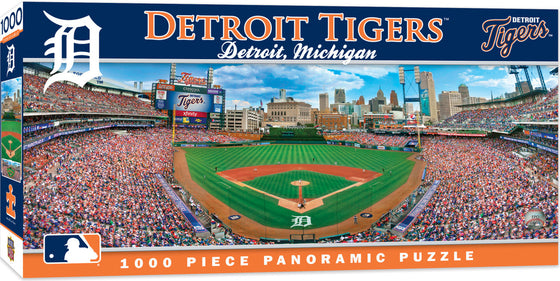 Stadium Panoramic - Detroit Tigers 1000 Piece MLB Sports Puzzle - Center View
