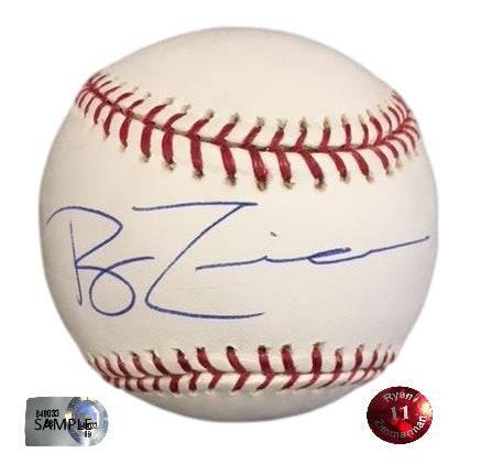 Washington Nationals Ryan Zimmerman Signed Autographed Official Major League Baseball - MLB Authenticated - Zimmerman Hologram - 757 Sports Collectibles