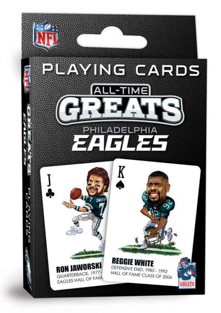 Philadelphia Eagles - All Time Greats NFL Playing Cards - 54 Card Deck - 757 Sports Collectibles