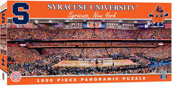 Stadium Panoramic - Syracuse Orange Basketball 1000 Piece Puzzle - Center View