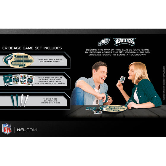 NFL Philadelphia Eagles Cribbage Board Game