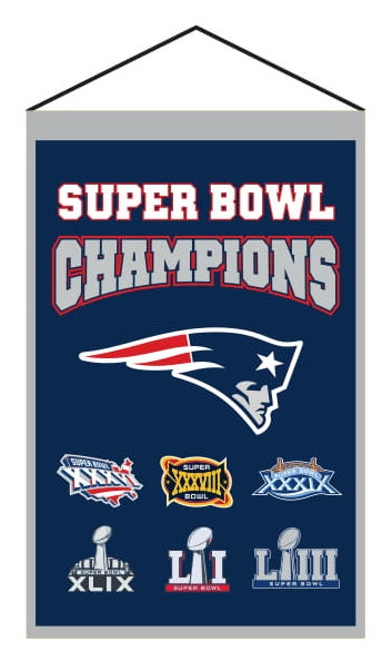New England Patriots Super Bowl 53 Champions Champions Banner