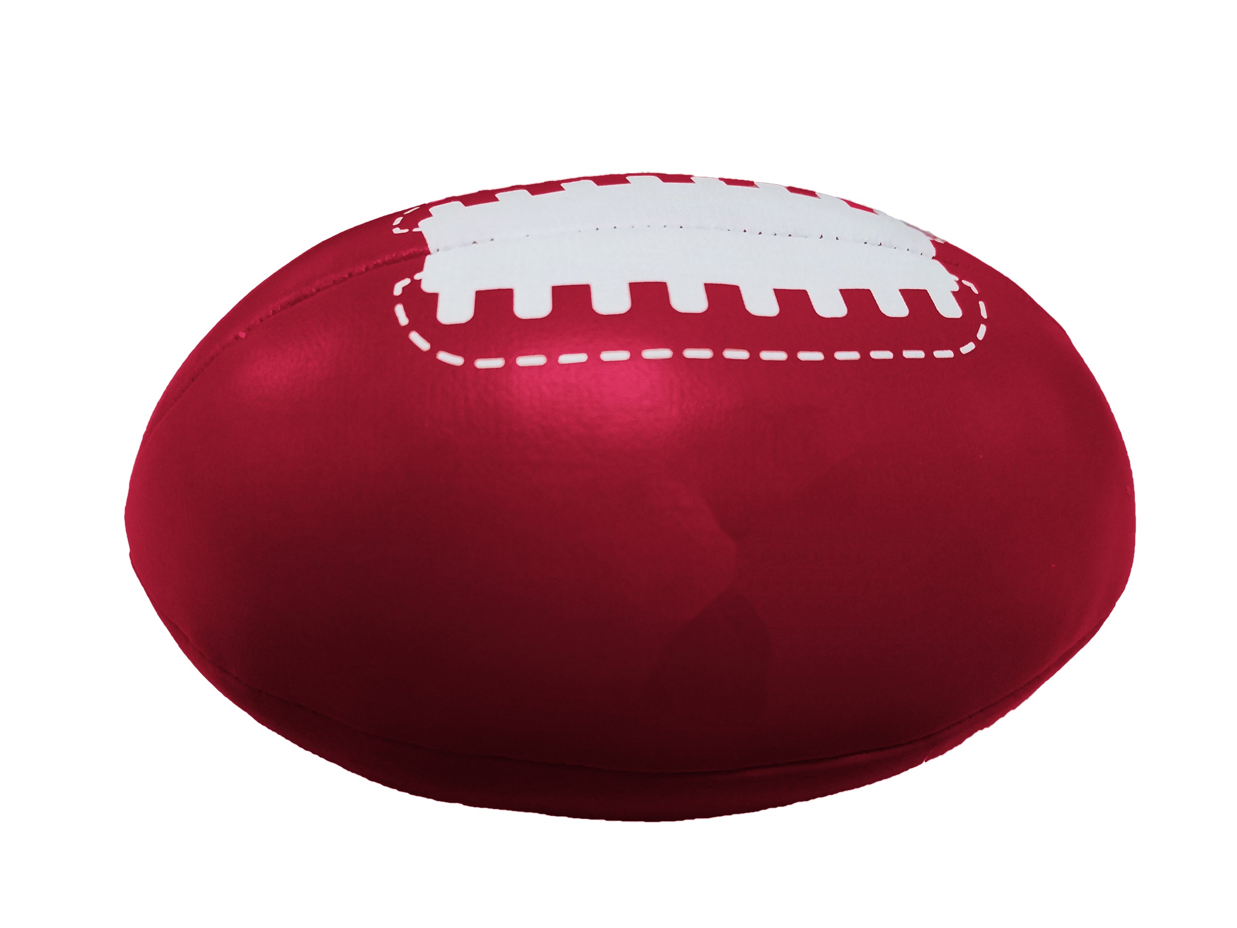 Plain Cardinal 4.5in Micro Soft Football
