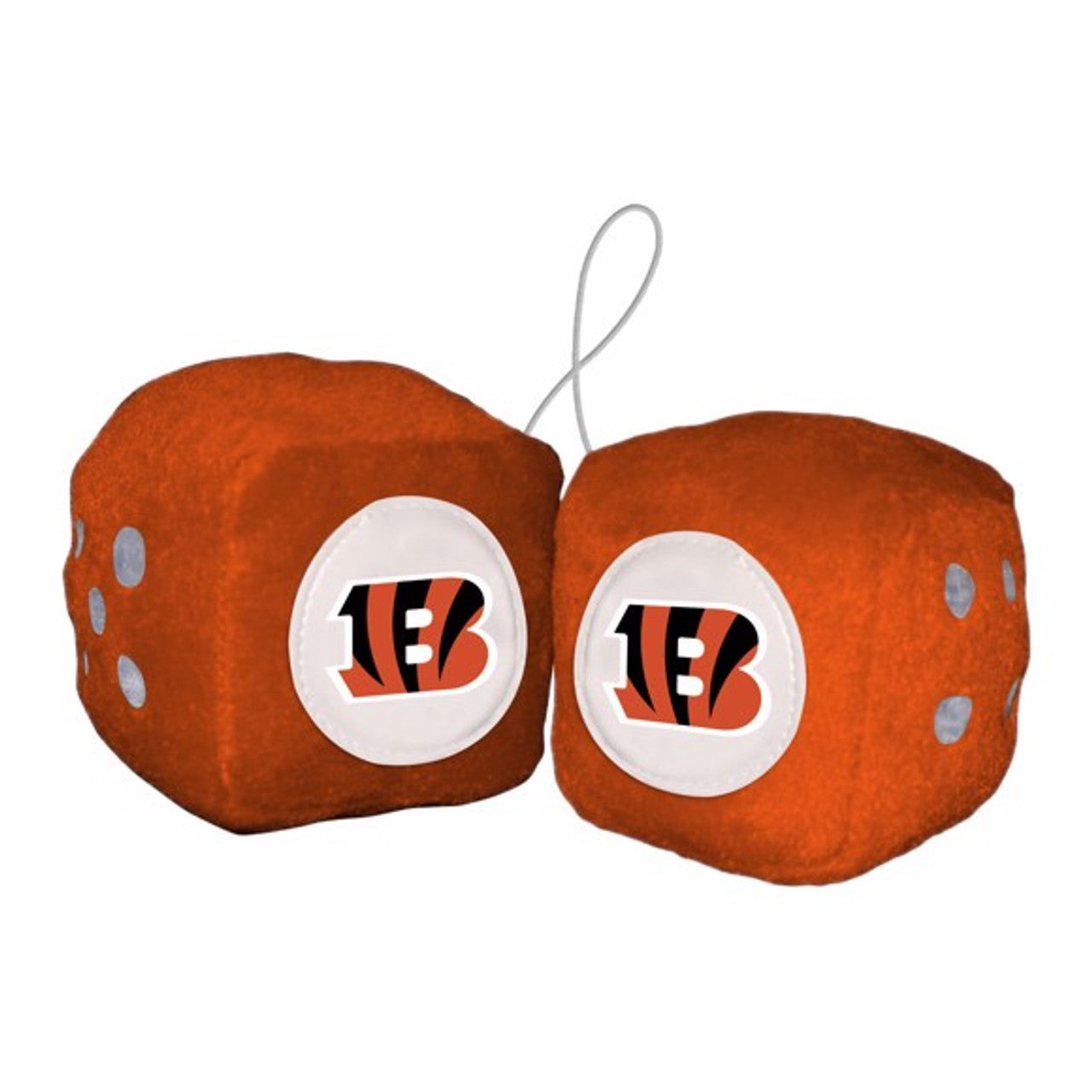 Cincinnati Bengals Fuzzy Dice - Sports Collectibles, Sports Memorabilia, Sports Fan Shop, Sports Gifts
