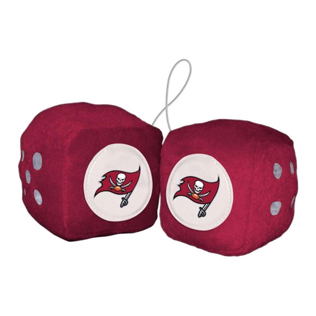 Tampa Bay Buccaneers Fuzzy Dice - Sports Collectibles, Sports Memorabilia, Sports Fan Shop, Sports Gifts