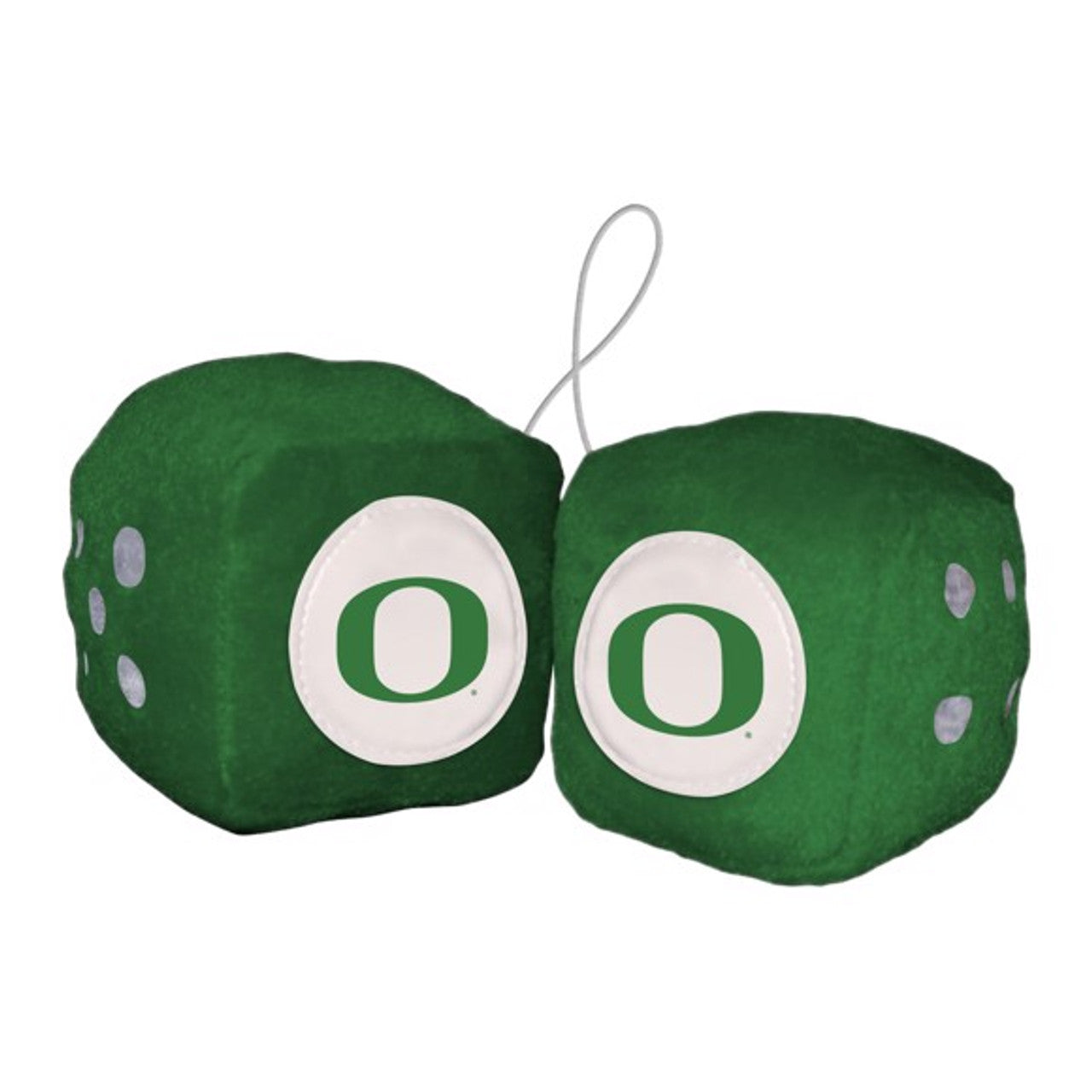Oregon Ducks Fuzzy Dice - Sports Collectibles, Sports Memorabilia, Sports Fan Shop, Sports Gifts
