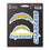 Los Angeles Chargers Decal Die Cut Team 3 Pack - Sports Collectibles, Sports Memorabilia, Sports Fan Shop, Sports Gifts