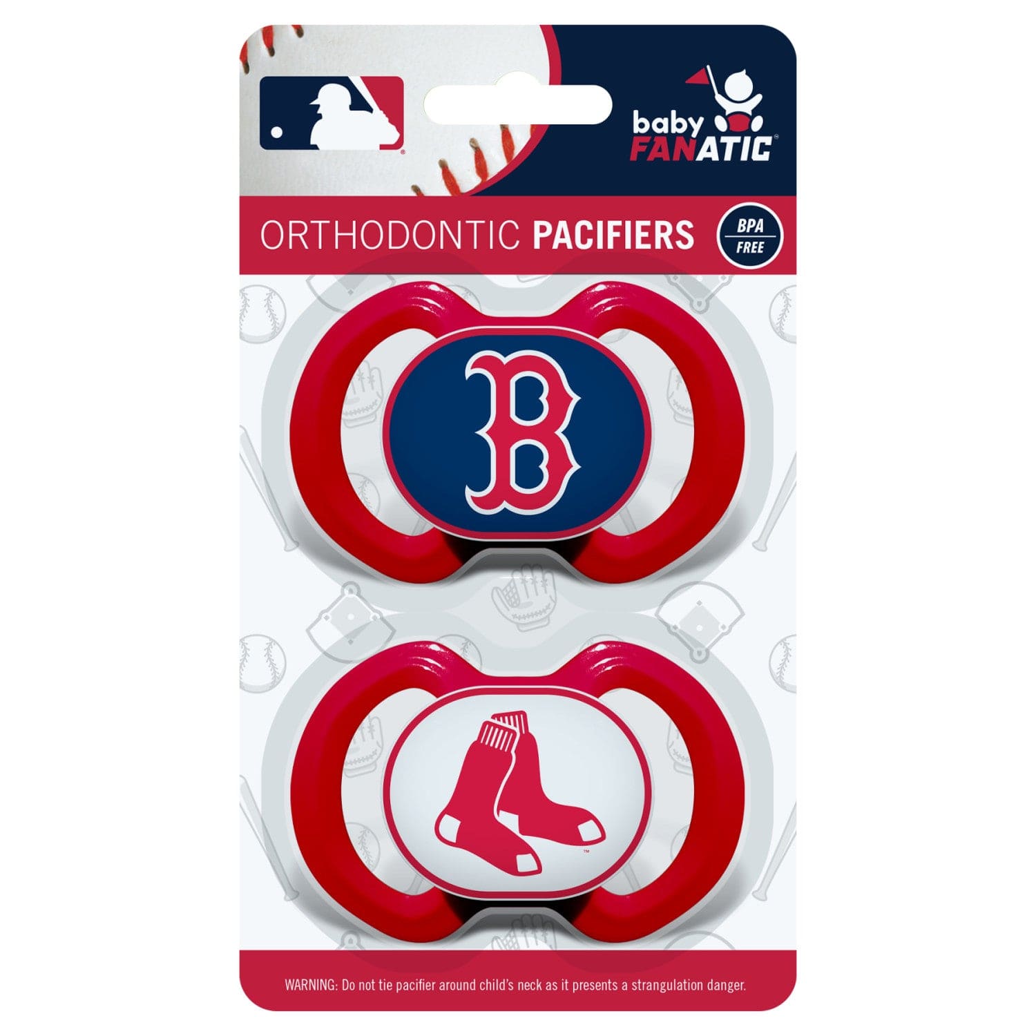 Boston Red Sox Pacifier 2-Pack for Little Fans - Sports Gifts, Sports Memorabilia, Sports Collectibles, Fan Shop