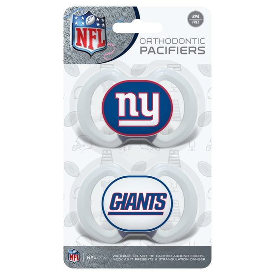 New York Giants - Pacifier 2-Pack - 757 Sports Collectibles
