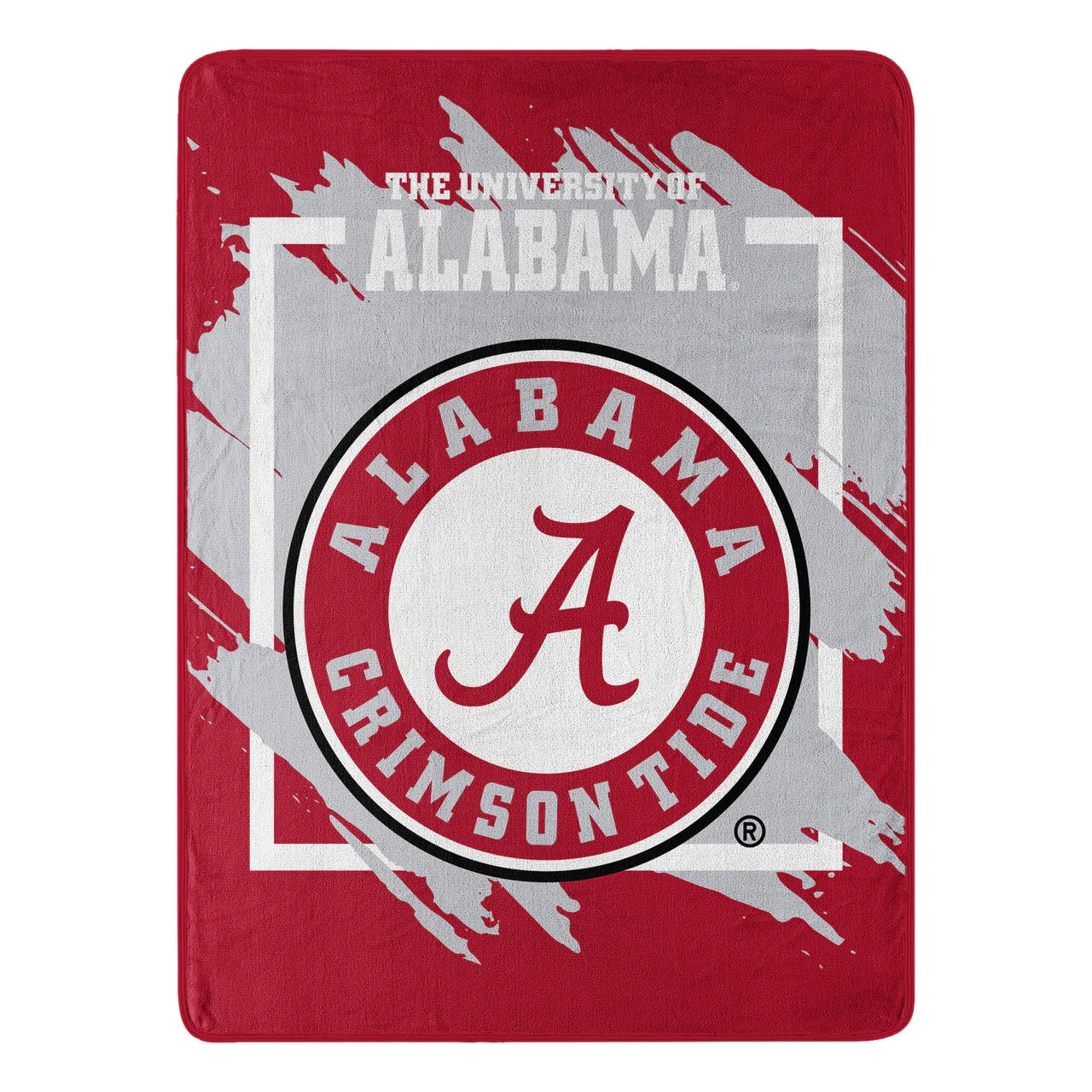 Alabama Crimson Tide Blanket 46x60 Micro Raschel Dimensional Design Rolled - Sports Collectibles, Sports Memorabilia, Sports Fan Shop, Sports Gifts