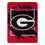 Georgia Bulldogs Blanket 46x60 Micro Raschel Dimensional Design Rolled - Sports Collectibles, Sports Memorabilia, Sports Fan Shop, Sports Gifts