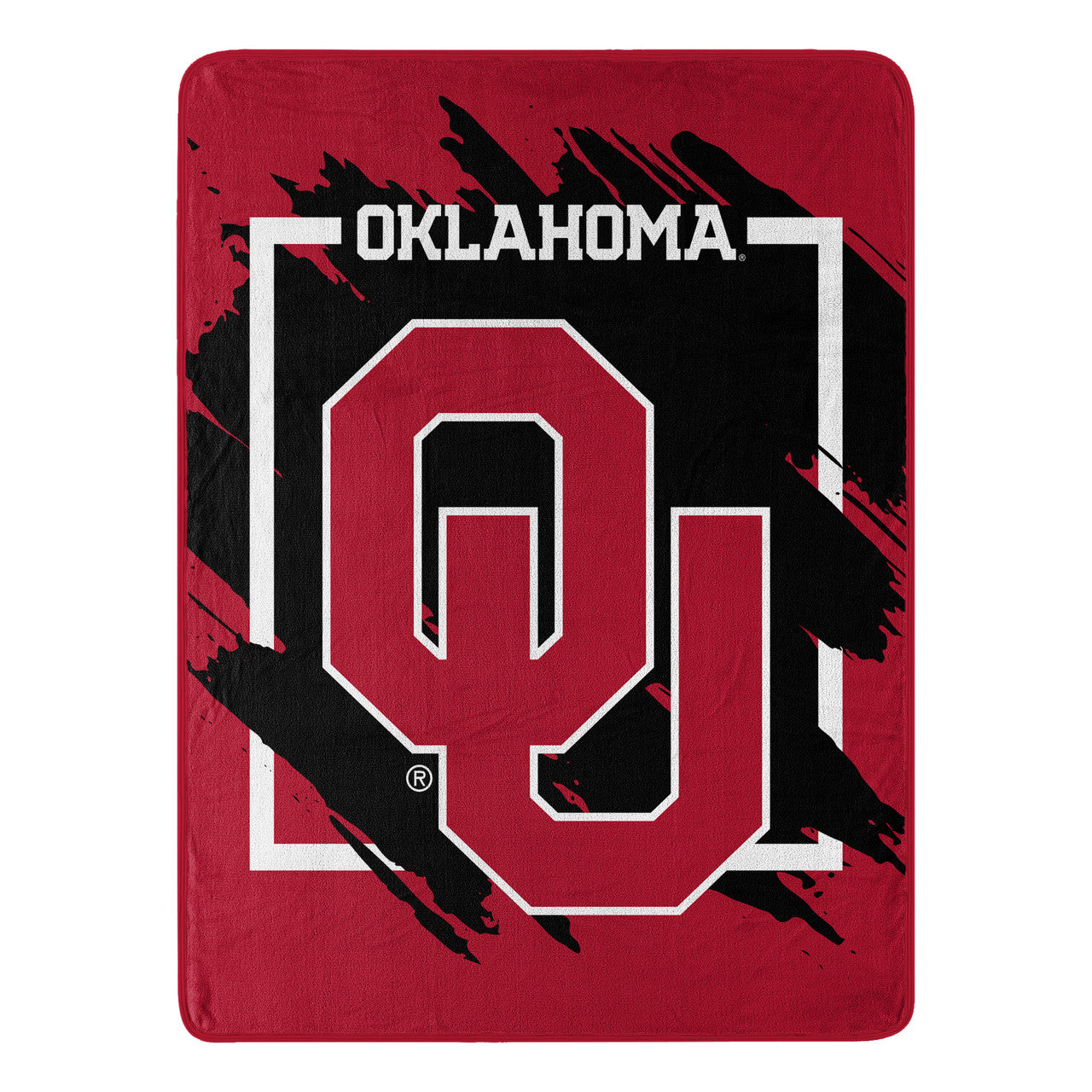 Oklahoma Sooners Blanket 46x60 Micro Raschel Dimensional Design Rolled - Sports Collectibles, Sports Memorabilia, Sports Fan Shop, Sports Gifts