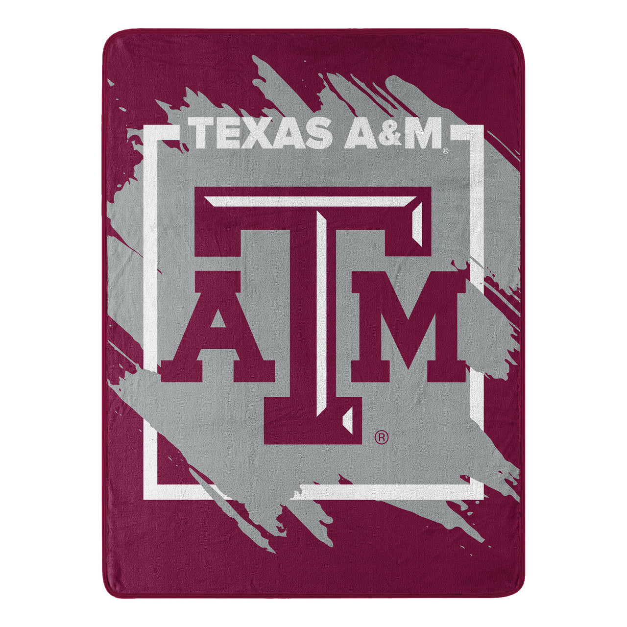 Texas A&M Aggies Blanket 46x60 Micro Raschel Dimensional Design Rolled - Sports Collectibles, Sports Memorabilia, Sports Fan Shop, Sports Gifts
