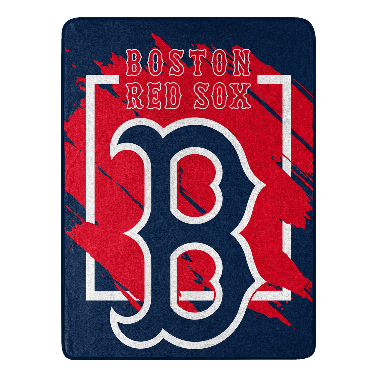Boston Red Sox Blanket 46x60 Micro Raschel Dimensional Design Rolled - Sports Collectibles, Sports Memorabilia, Sports Fan Shop, Sports Gifts