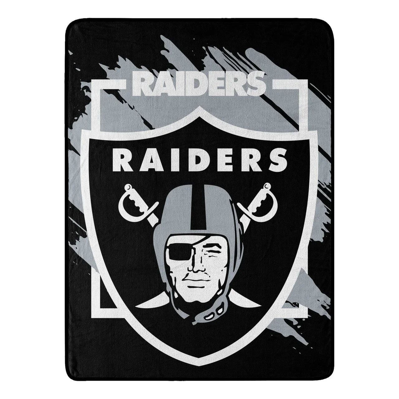 Las Vegas Raiders Blanket 46x60 Micro Raschel Dimensional Design Rolled - Sports Collectibles, Sports Memorabilia, Sports Fan Shop, Sports Gifts