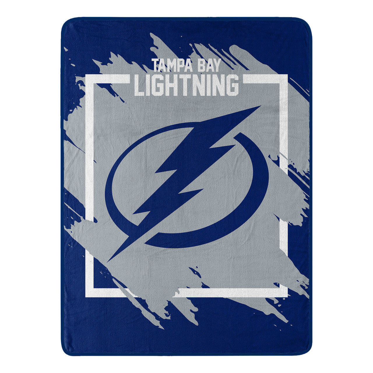Tampa Bay Lightning Blanket 46x60 Micro Raschel Dimensional Design Rolled - Sports Collectibles, Sports Memorabilia, Sports Fan Shop, Sports Gifts