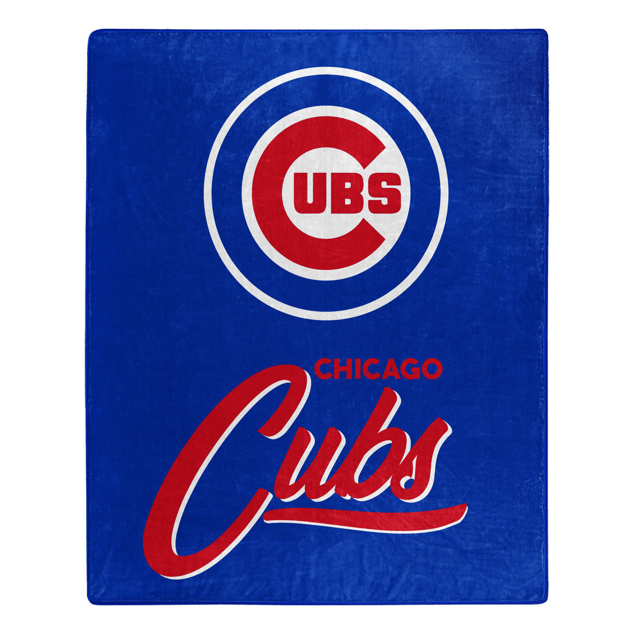 Chicago Cubs Blanket 50x60 Raschel Signature Design - Sports Collectibles, Sports Memorabilia, Sports Fan Shop, Sports Gifts