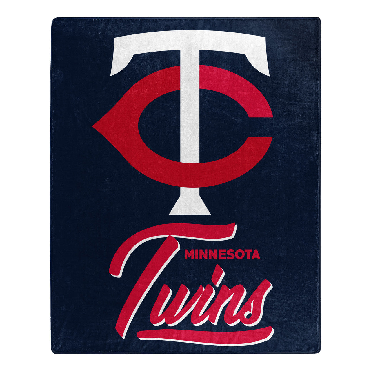 Minnesota Twins Blanket 50x60 Raschel Signature Design - Sports Collectibles, Sports Memorabilia, Sports Fan Shop, Sports Gifts