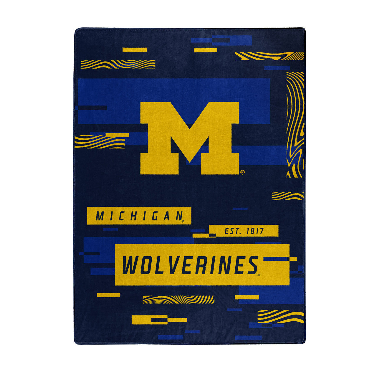 Michigan Wolverines Blanket 60x80 Raschel Digitize Design - Sports Collectibles, Sports Memorabilia, Sports Fan Shop, Sports Gifts