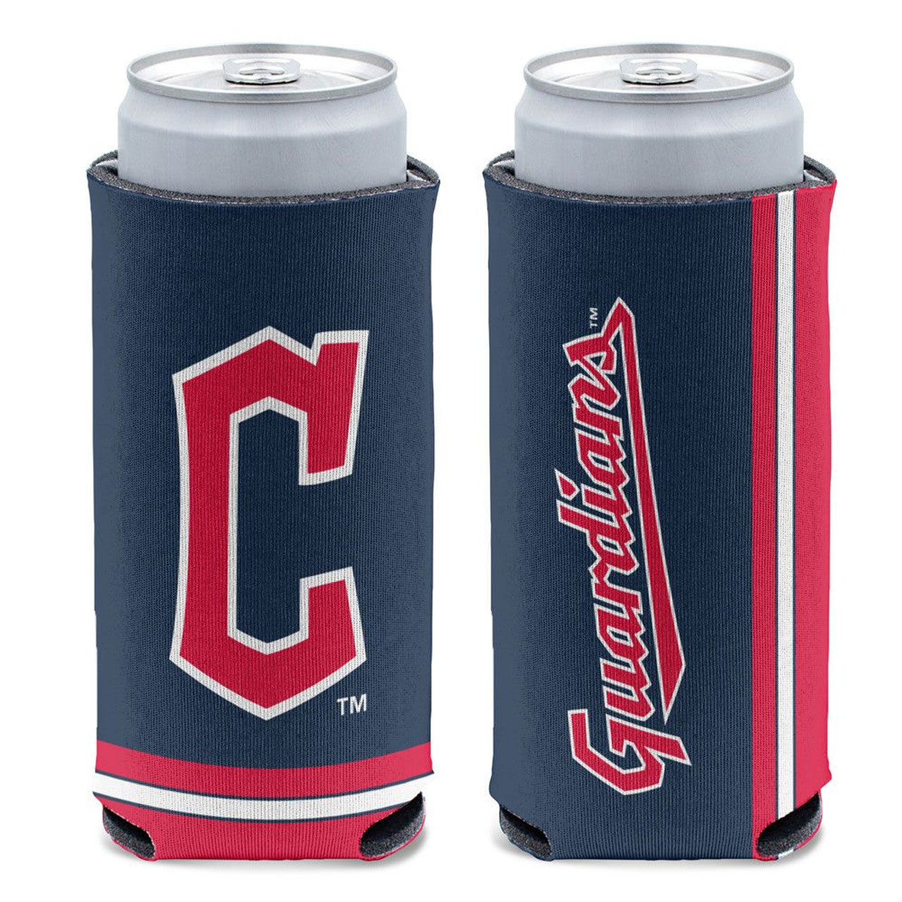Cleveland Indians Can Cooler Slim Can Design - Sports Collectibles, Sports Memorabilia, Sports Fan Shop, Sports Gifts