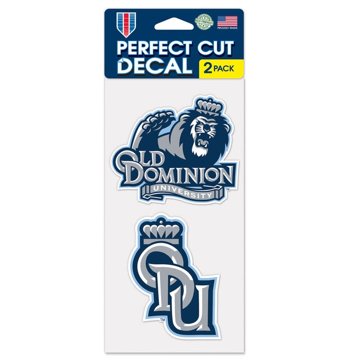 Old Dominion Monarchs Perfect Cut Decal Set of two 4"x4" - Sports Collectibles, Sports Memorabilia, Sports Fan Shop, Sports Gifts