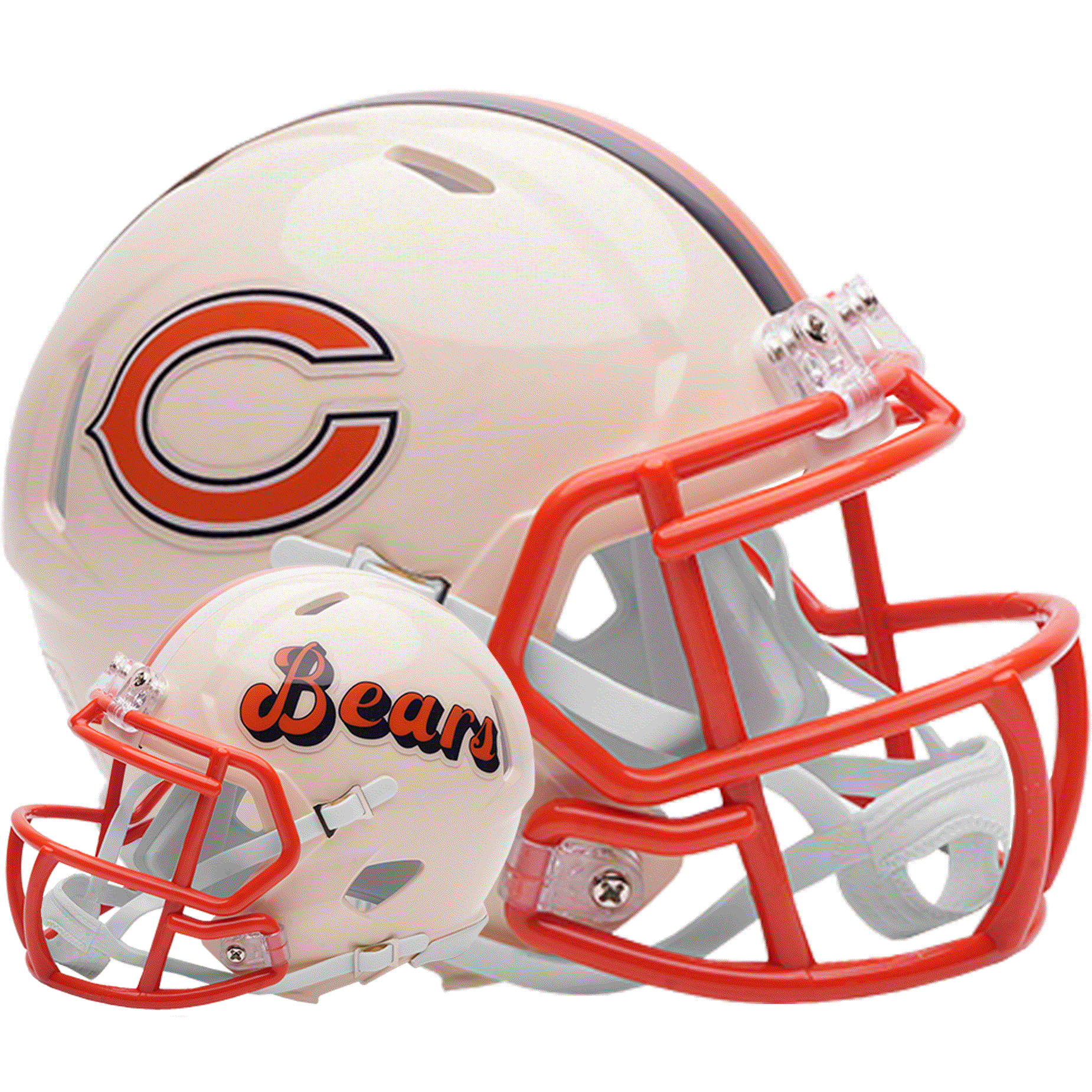 Chicago Bears Speed Mini Football Helmet Retro Collection - Sports Gifts, Sports Memorabilia, Sports Collectibles, Fan Shop