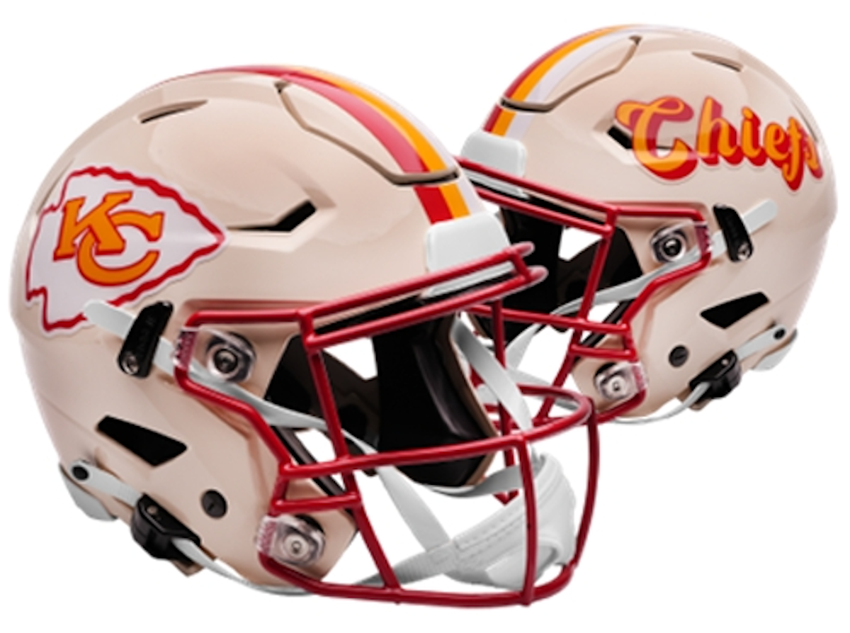 Kansas City Chiefs Speed Mini Football Helmet Retro Collection– 757 Sports Collectibles