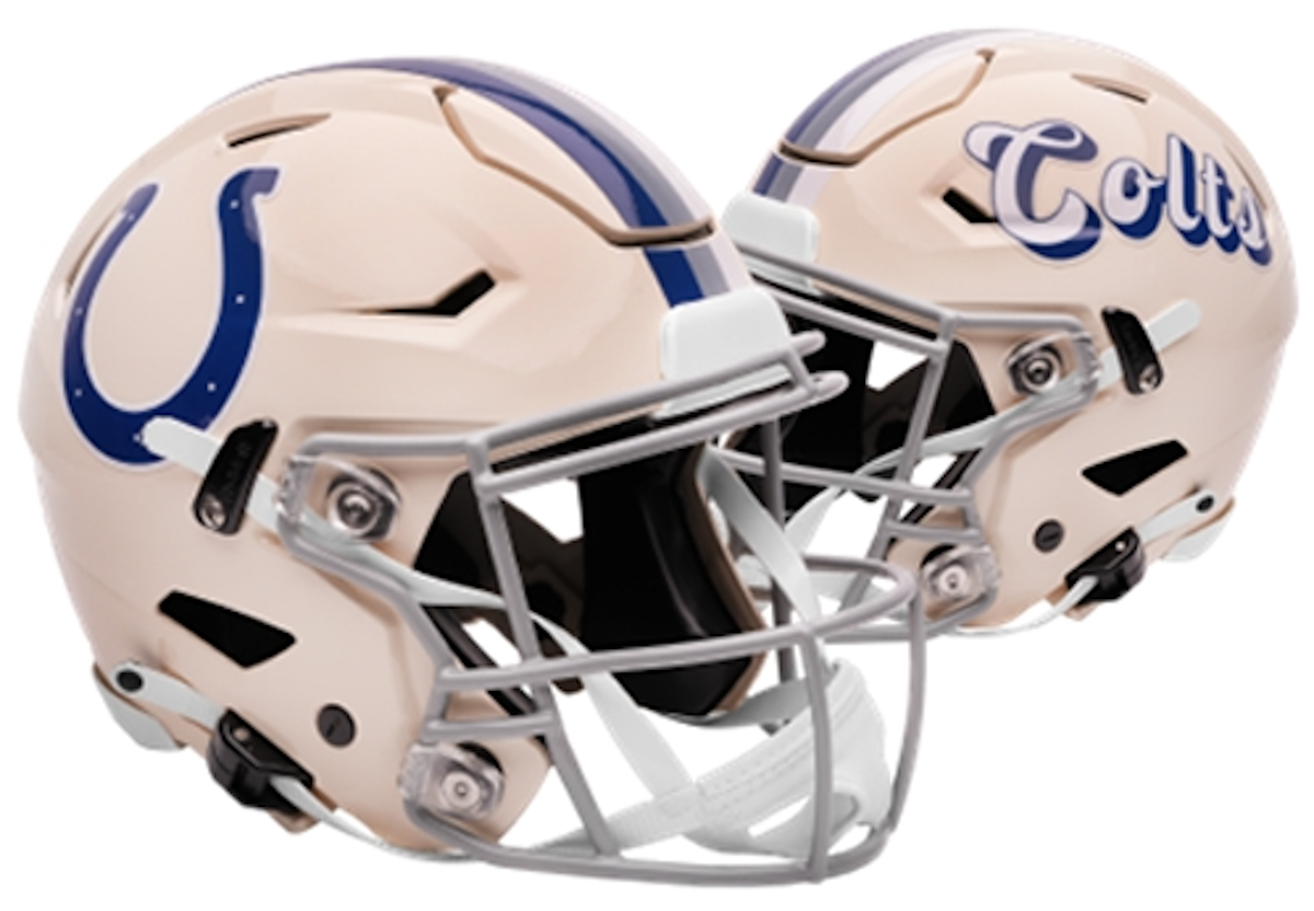 Indianapolis Colts Speed Mini Football Helmet Retro Collection - Sports Gifts, Sports Memorabilia, Sports Collectibles, Fan Shop