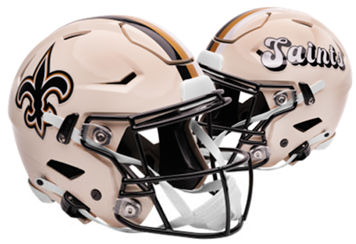 New Orleans Saints Speed Mini Football Helmet Retro Collection - Sports Gifts, Sports Memorabilia, Sports Collectibles, Fan Shop